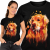 KOSZULKA DAMSKA ZWIERZĘTA  GOLDEN RETRIEVER 1